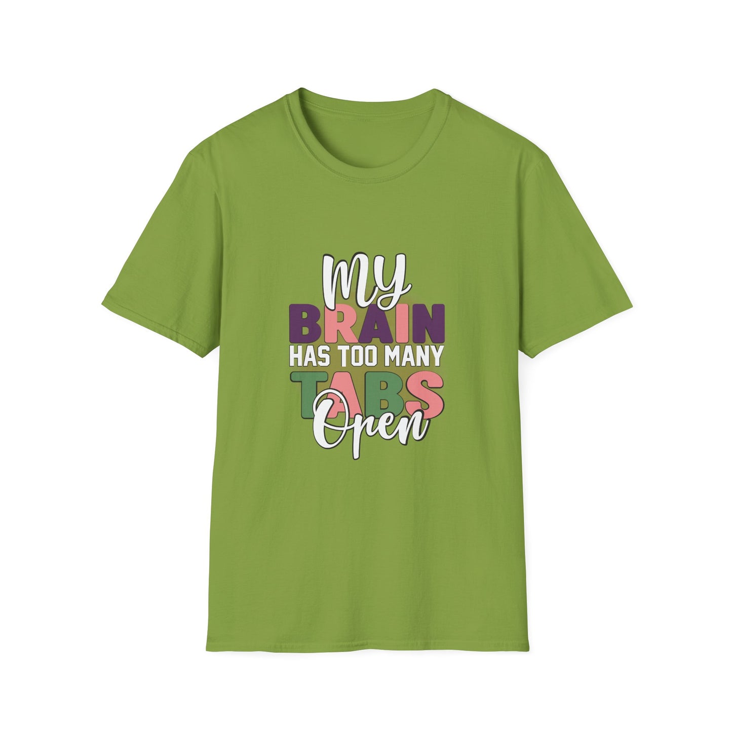 Funny Brain Too Many Thoughts T-Shirt