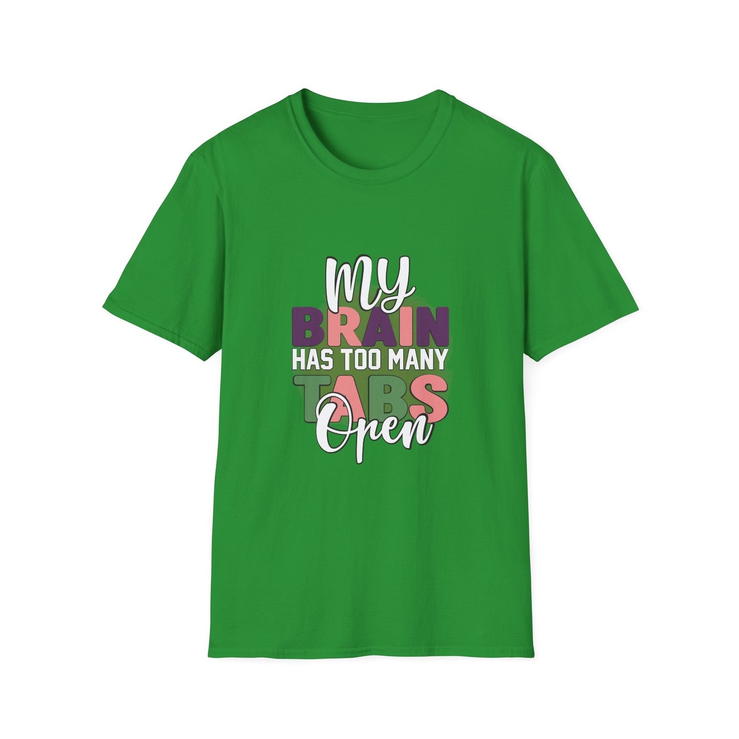 Funny Brain Too Many Thoughts T-Shirt