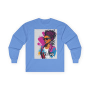 Artistic Vibe Unisex Long Sleeve Tee - Bold Expression in Cotton