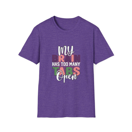 Funny Brain Too Many Thoughts T-Shirt