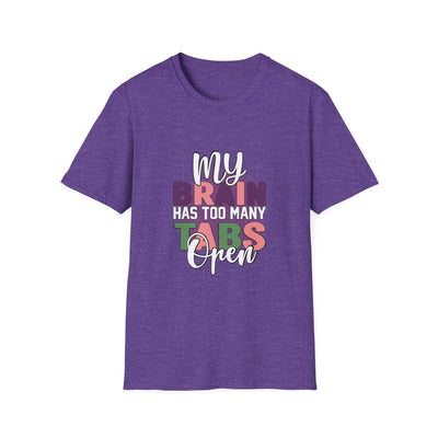 Funny Brain Too Many Thoughts T-Shirt
