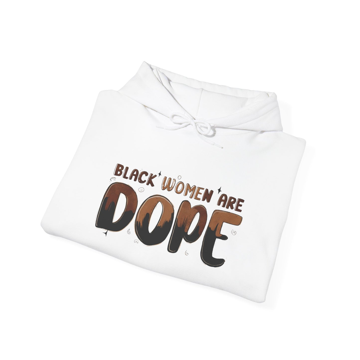 Hoodie - Dope Black Woman Graphic Design