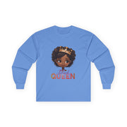 Long Sleeve Tee - Black Queen Design
