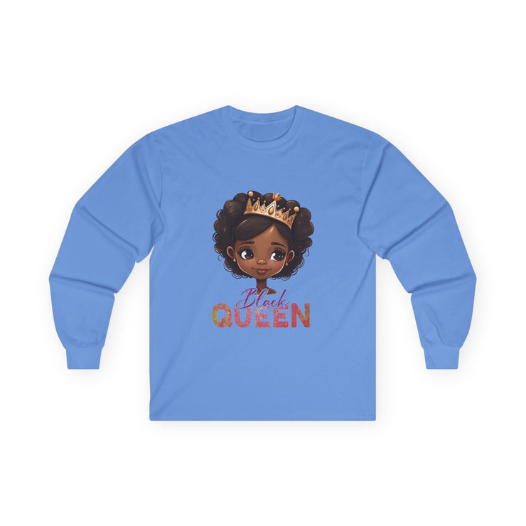 Long Sleeve Tee - Black Queen Design