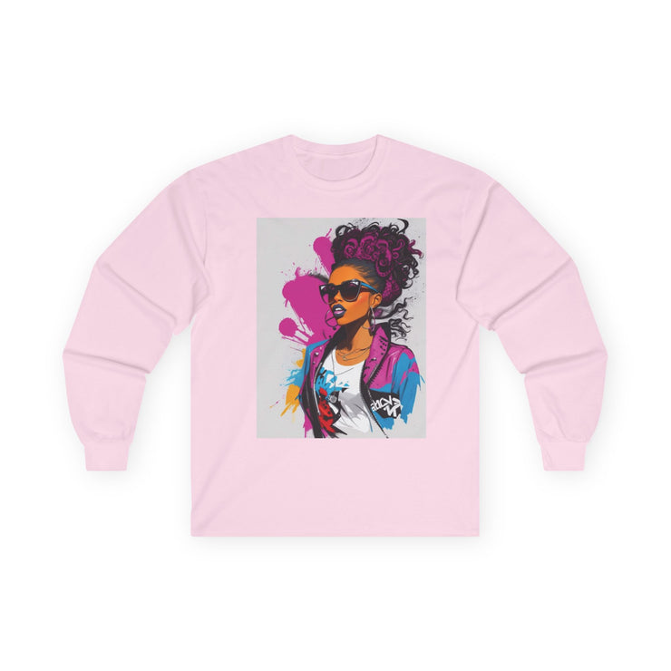 Artistic Vibe Unisex Long Sleeve Tee - Bold Expression in Cotton