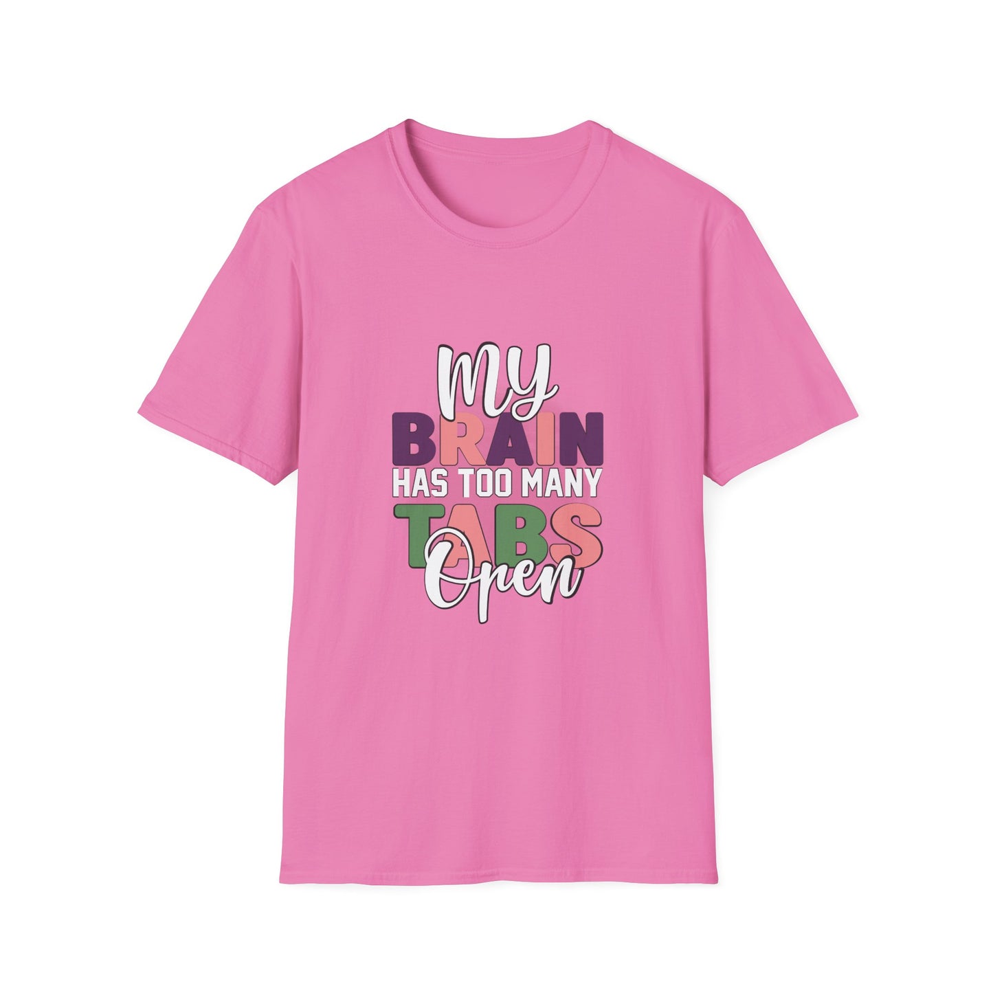 Funny Brain Too Many Thoughts T-Shirt